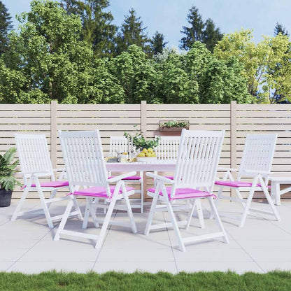 Almofadões p/ cadeira 6pcs 50x50x4cm tecido rosa