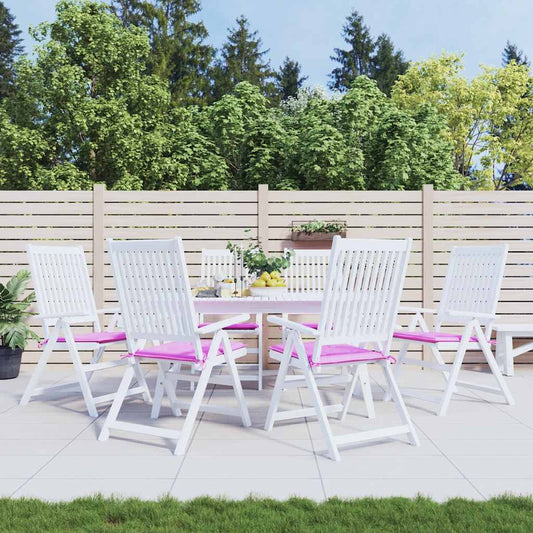 Almofadões p/ cadeira 6pcs 50x50x4cm tecido rosa