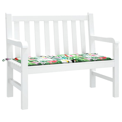 Almofadão p/ banco de jardim 100x50x4 cm tecido oxford multicor