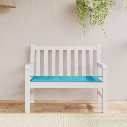 Travesseiro para Banco de Jardim Turquesa 120 x 50 x 4 cm