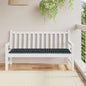 Almofadão p/ banco jardim 150x50x4cm tecido oxford xadrez preto