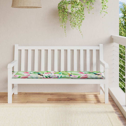 Almofadão p/ banco de jardim 150x50x4 cm tecido oxford multicor