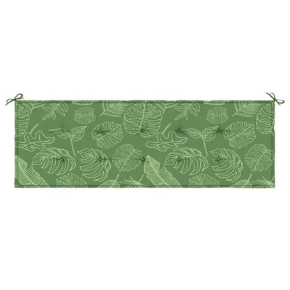 Almofadão banco jardim 150x50x4 cm tecido oxford padrão folhas