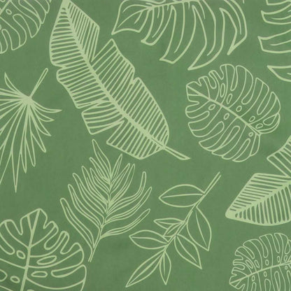 Almofadão banco jardim 150x50x4 cm tecido oxford padrão folhas