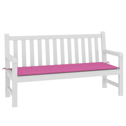 Almofadão p/ banco de jardim 150x50x4 cm tecido oxford rosa