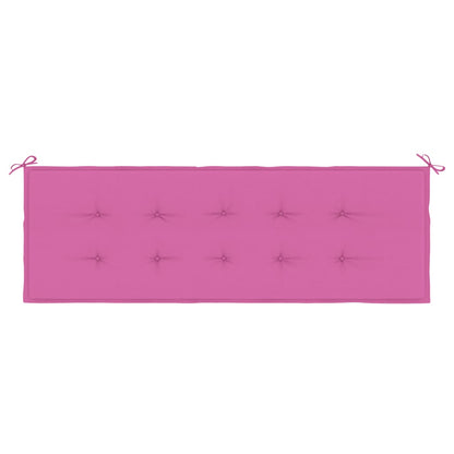 Almofadão p/ banco de jardim 150x50x4 cm tecido oxford rosa