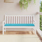 Almofadão p/ banco de jardim 150x50x4 cm tecido oxford turquesa