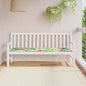 Travesseiro para Banco de Jardim Verde e rosa 180 x 50 x 4 cm