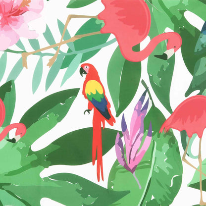 Travesseiro para Banco de Jardim Verde e rosa 180 x 50 x 4 cm