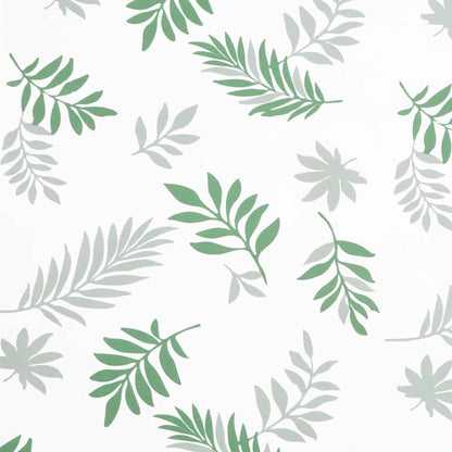 Travesseiro para Banco de Jardim Branco e verde 180 x 50 x 4 cm