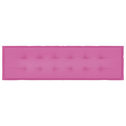 Travesseiro para Banco de Jardim Rosa 180 x 50 x 4 cm