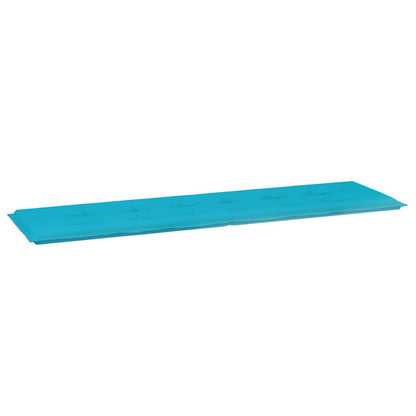 Travesseiro para Banco de Jardim Turquesa 180 x 50 x 4 cm