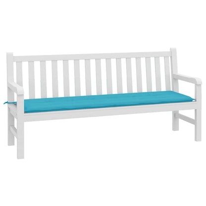 Travesseiro para Banco de Jardim Turquesa 180 x 50 x 4 cm