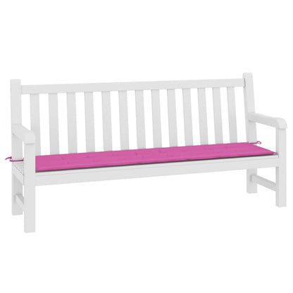 Almofadão p/ banco de jardim 200x50x4 cm tecido rosa