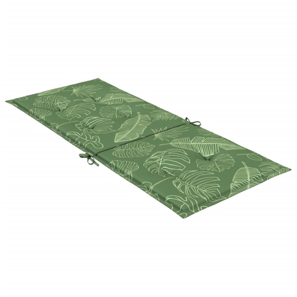 Almofadões cadeira de encosto alto 2 pcs tecido folhas