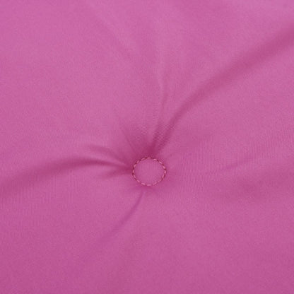 Almofadões cadeira de encosto alto 4 pcs tecido rosa