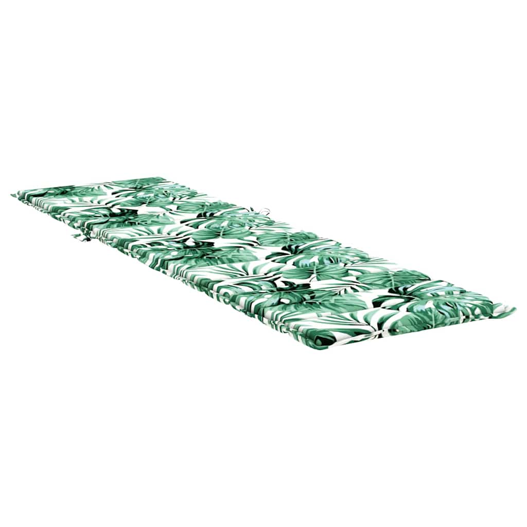Almofada para Espreguiçadeira Solar Verde 200 x 70 x 4 cm