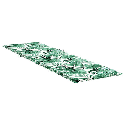 Almofada para Espreguiçadeira Solar Verde 200 x 70 x 4 cm