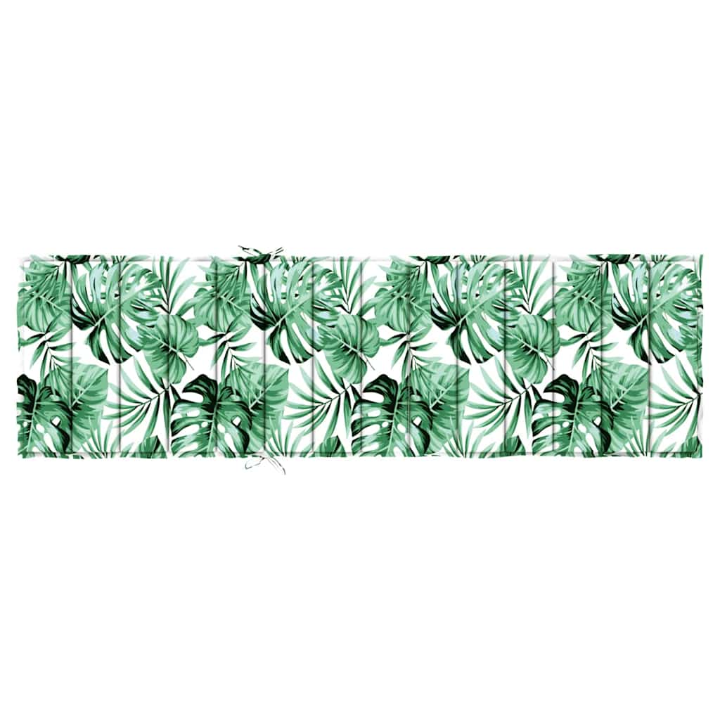 Almofada para Espreguiçadeira Solar Verde 200 x 70 x 4 cm