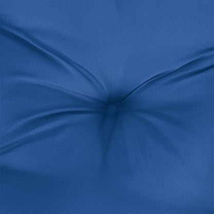 Almofadões de cadeira 4 pcs 40x40x7 cm tecido oxford azul