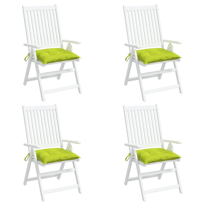 Almofadões de cadeira 4 pcs tecido oxford verde brilhante