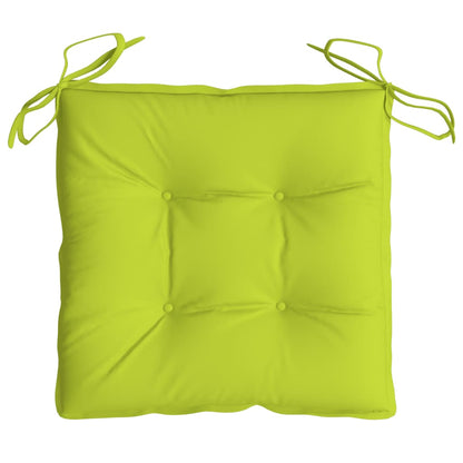 Almofadões de cadeira 4 pcs tecido oxford verde brilhante