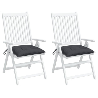 Almofadões de cadeira 2 pcs 50x50x7 cm tecido oxford antracite