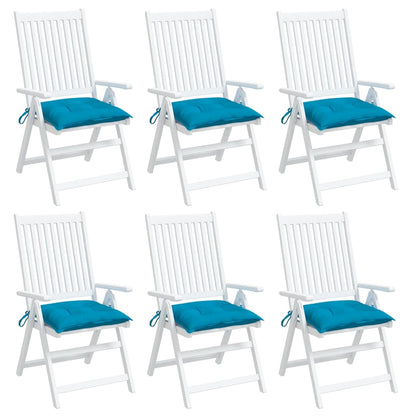 Almofadões p/ móveis de paletes 6 pcs tecido oxford azul-claro
