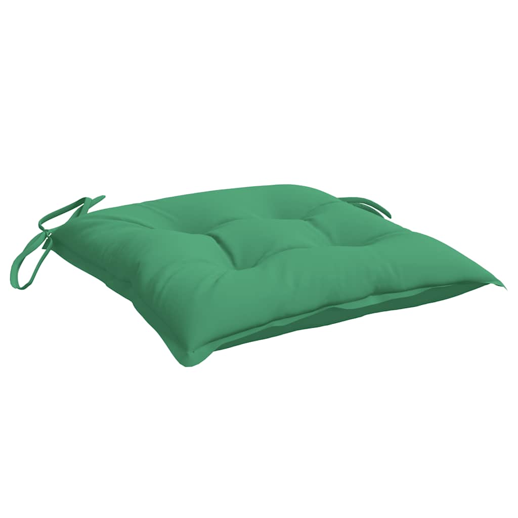Almofadões para móveis de paletes 2 pcs tecido oxford verde