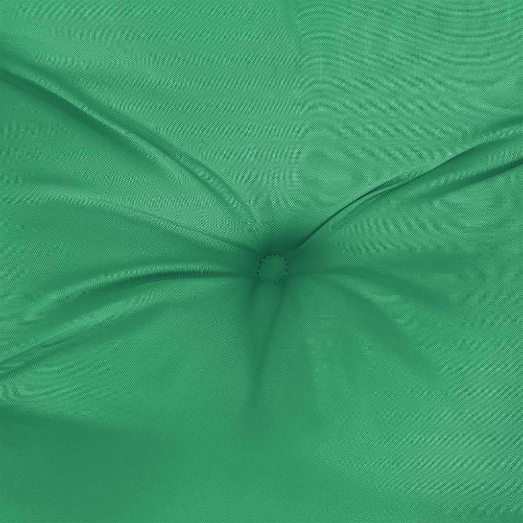 Almofadões para móveis de paletes 2 pcs tecido oxford verde