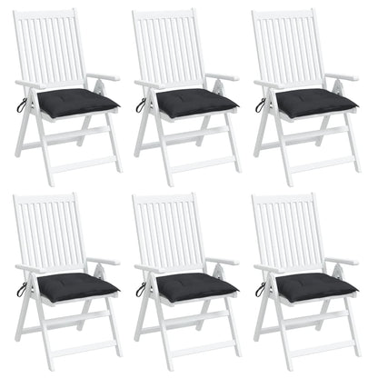 Almofadões para móveis de paletes 6 pcs tecido oxford preto