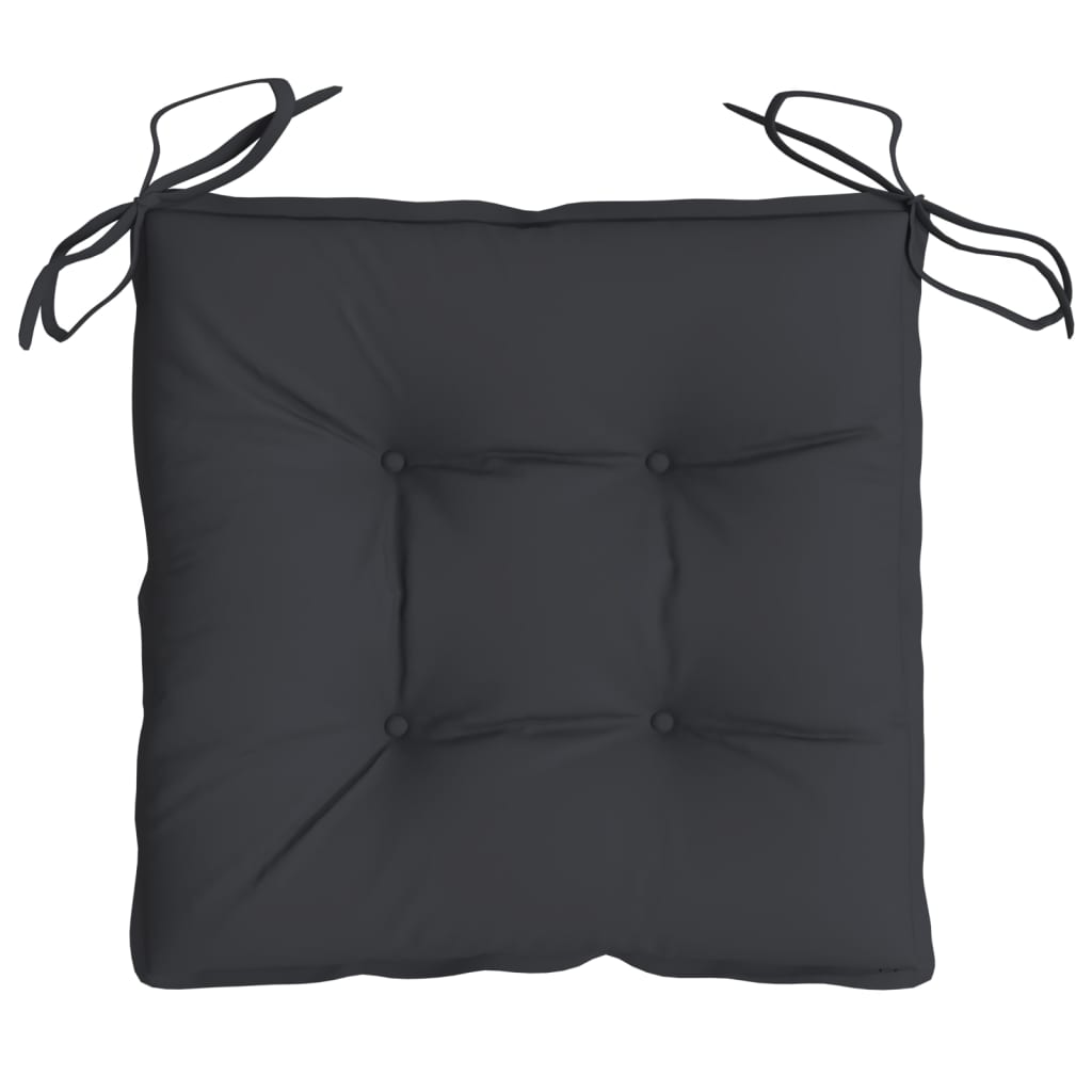 Almofadões para móveis de paletes 6 pcs tecido oxford preto