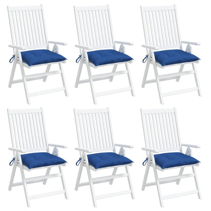 Almofadões para móveis de paletes 6 pcs tecido oxford azul