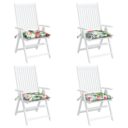 Almofadões p/ cadeira 4 pcs tecido oxford multicor