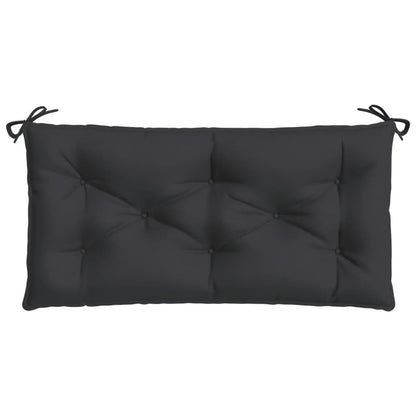 Almofadão p/ banco de jardim 100x50x7 cm tecido oxford preto