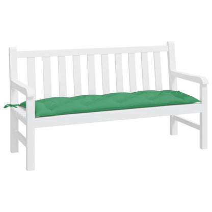 Almofadão p/ banco de jardim 150x50x7cm tecido oxford verde