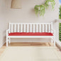 Almofadão p/ banco de jardim 180x50x7cm tecido oxford vermelho
