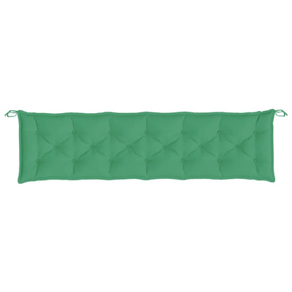 Almofadão p/ banco de jardim 200x50x7cm tecido oxford verde