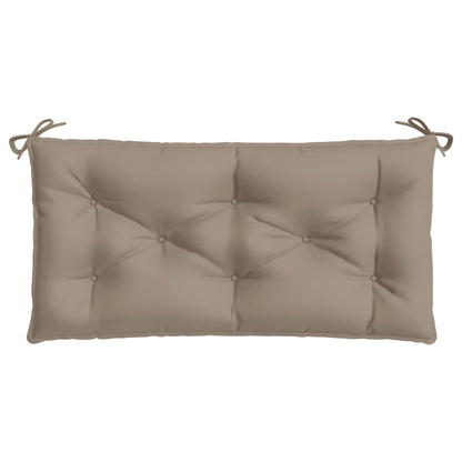 Almofadões banco jardim 2 pcs tecido oxford cinza-acastanhado