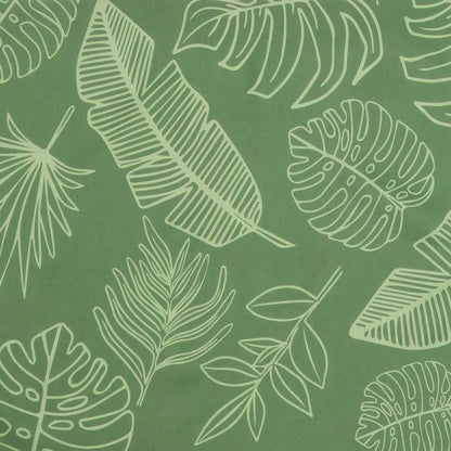 Almofadões banco jardim 2 pcs 100x50x7 cm tecido padrão folhas