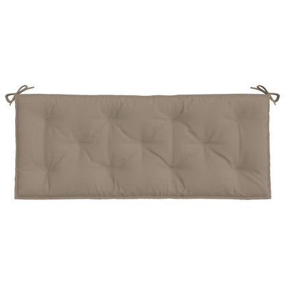 Almofadões banco jardim 2 pcs tecido oxford cinza-acastanhado