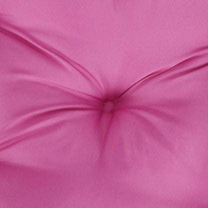 Almofadões p/ banco de jardim 2 pcs 120x50x7 cm tecido rosa