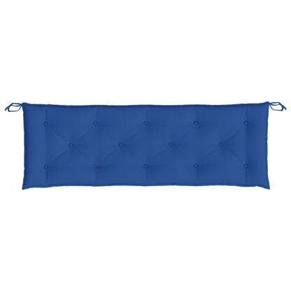 Almofadões banco jardim 2 pcs 150x50x7cm tecido oxford azul