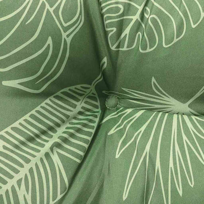 Almofadões p/ bancos de jardim 2pcs tecido oxford padrão folhas