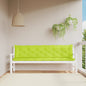 Almofadões banco jardim 2 pcs tecido oxford verde brilhante