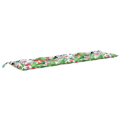 Almofadões p/ banco de jardim 2 pcs 200x50x7 cm tecido multicor