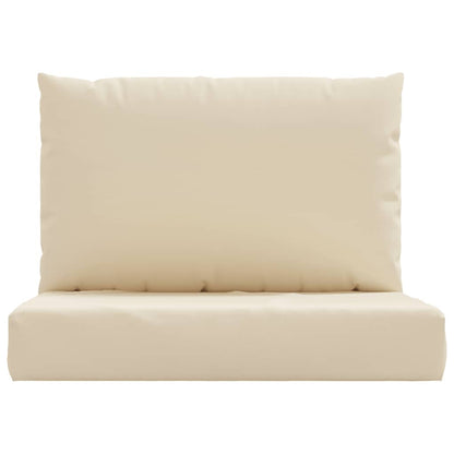 Almofadões para paletes 2 pcs tecido oxford bege
