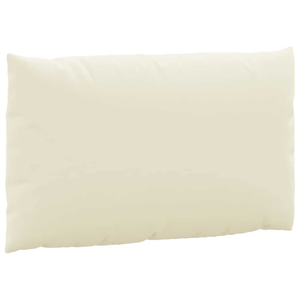 Almofadões p/ paletes 3 pcs tecido oxford branco nata