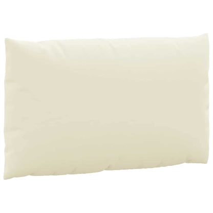 Almofadões p/ paletes 3 pcs tecido oxford branco nata