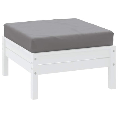Almofadão p/ móveis de paletes 60x60x9,5 cm tecido oxford cinza